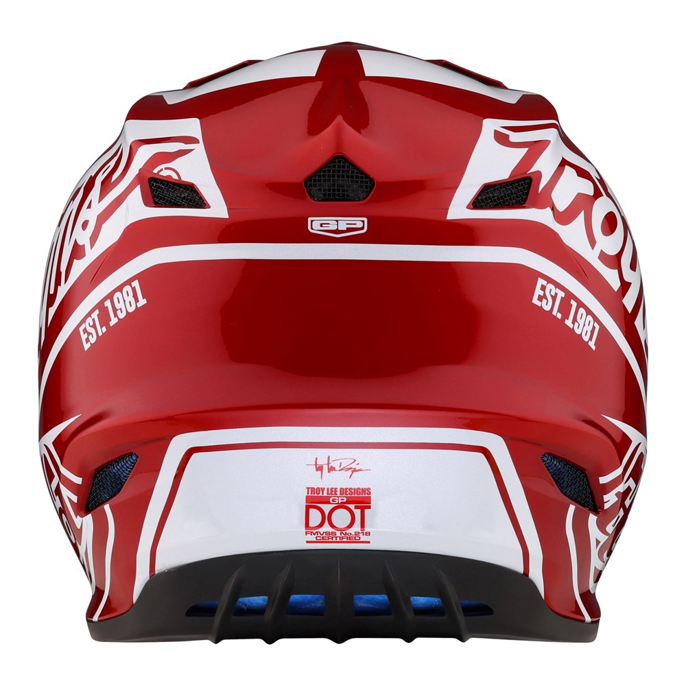 YOUTH GP HELMET SLICE RED / WHITE