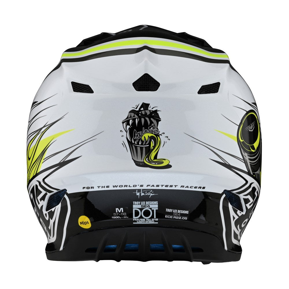 SE4 POLYACRYLITE HELMET SKOOLY BLACK / YELLOW