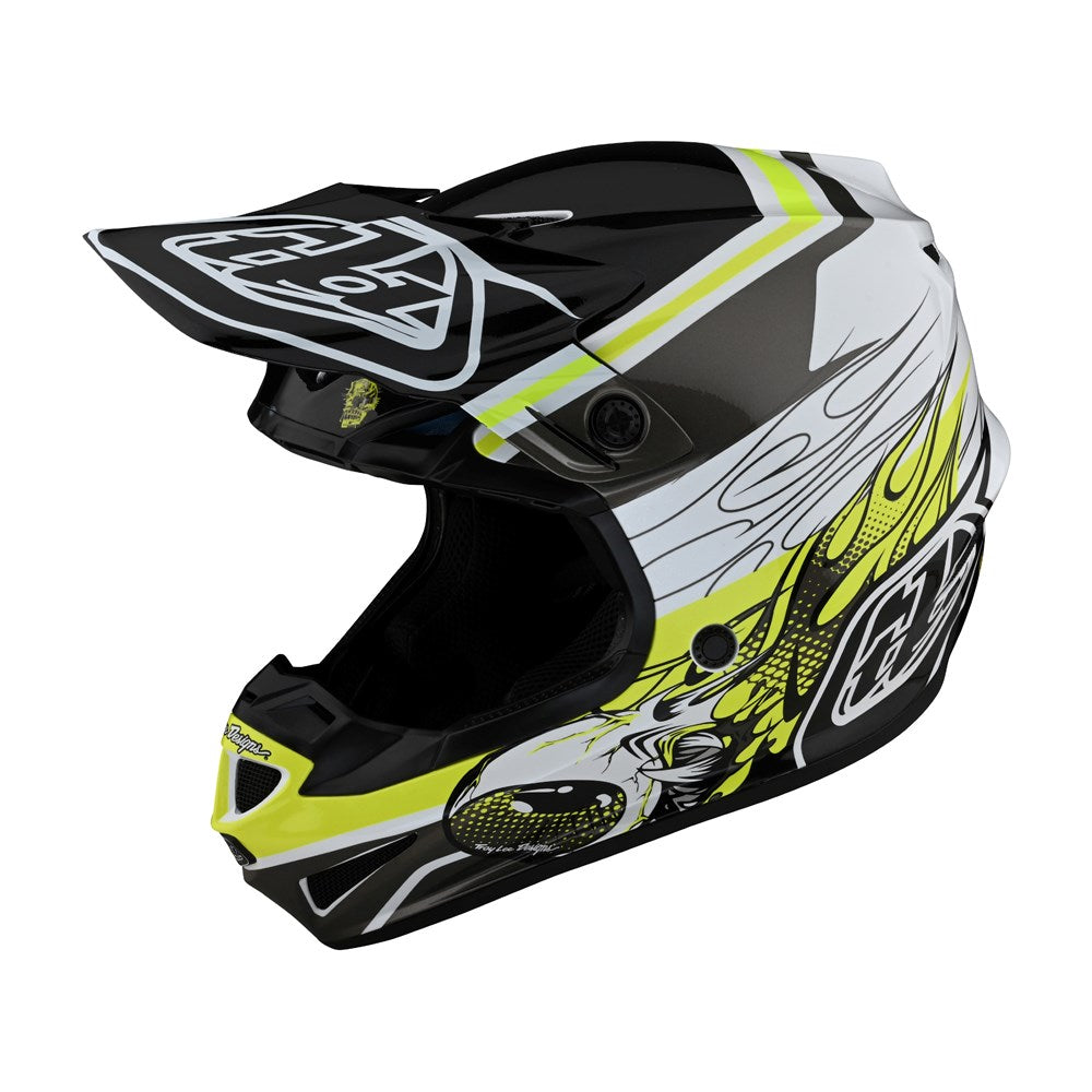 SE4 POLYACRYLITE HELMET SKOOLY BLACK / YELLOW