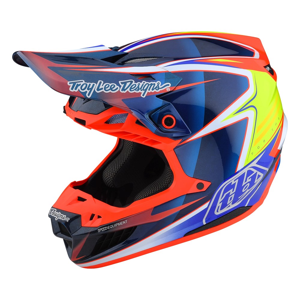 SE5 ECE CARBON HELMET LINES BLUE