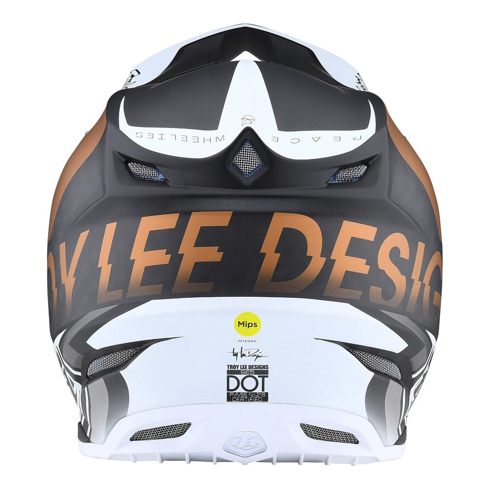 SE5 ECE CARBON HELMET QUALIFIER WHITE / BRONZE