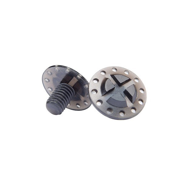 SE4 VISOR SCREWS TRANS BLACK (2 pack)