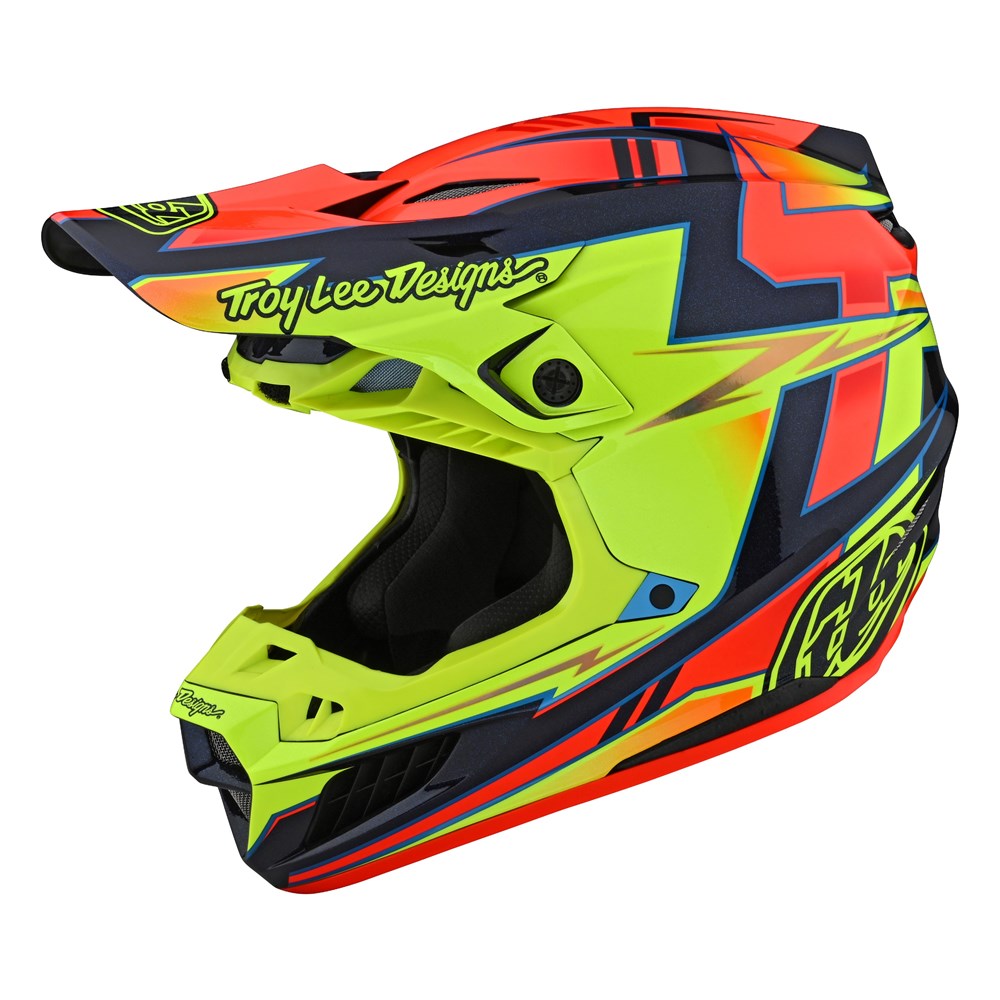 SE5 ECE COMPOSITE HELMET GRAPH YELLOW / NAVY