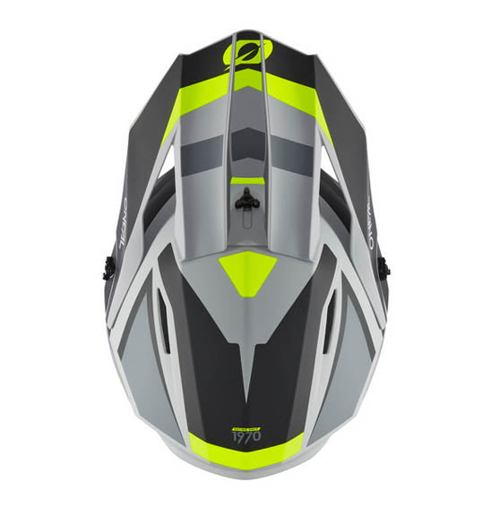 O'Neal 2025 Youth 1SRS STREAM Helmet - Black/Neon Yellow