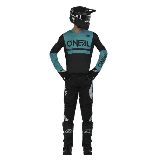 O'Neal ELEMENT Threat Air V.23 Jersey - Black/Teal