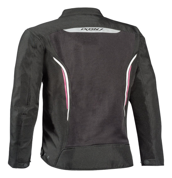 Ixon COOL AIR C LADY Jacket Blk/Wht/Pnk - Larger Sizing