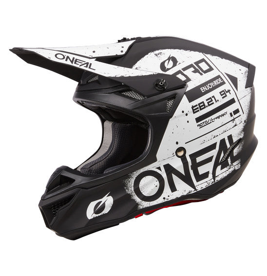 O'Neal 2024 5SRS SCARZ Helmet - Black/White