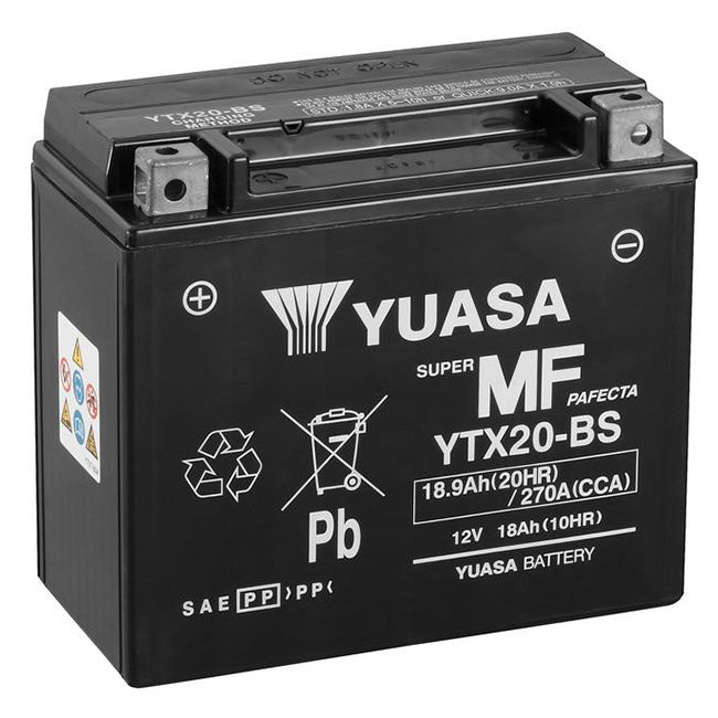 YUASA YTX20BS - Factory Activated