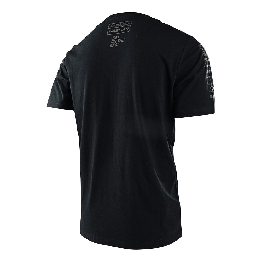 TLD GASGAS TEAM SS TEE BLACK REFLECTIVE