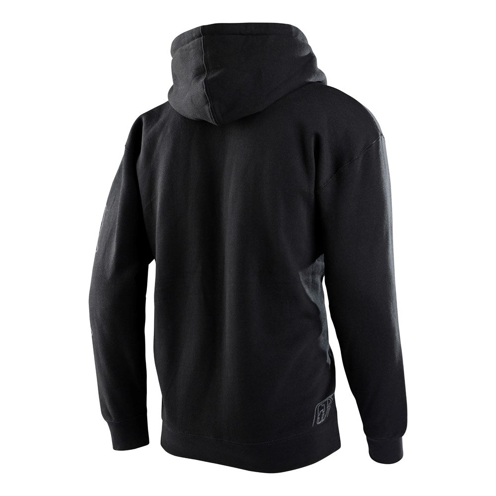 SPEED LOGO ZIP-UP HOODIE BLACK