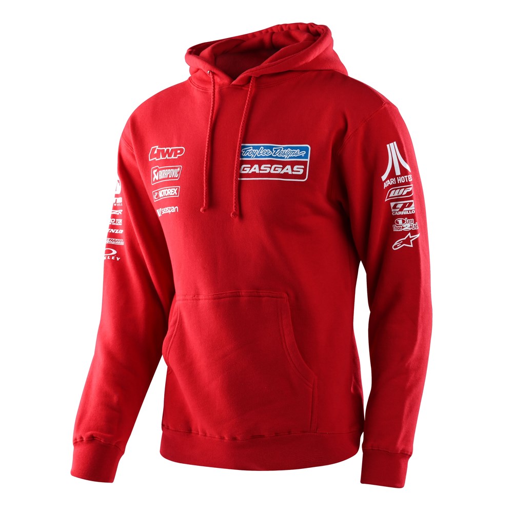 TLD GASGAS TEAM PULLOVER HOODIE RED