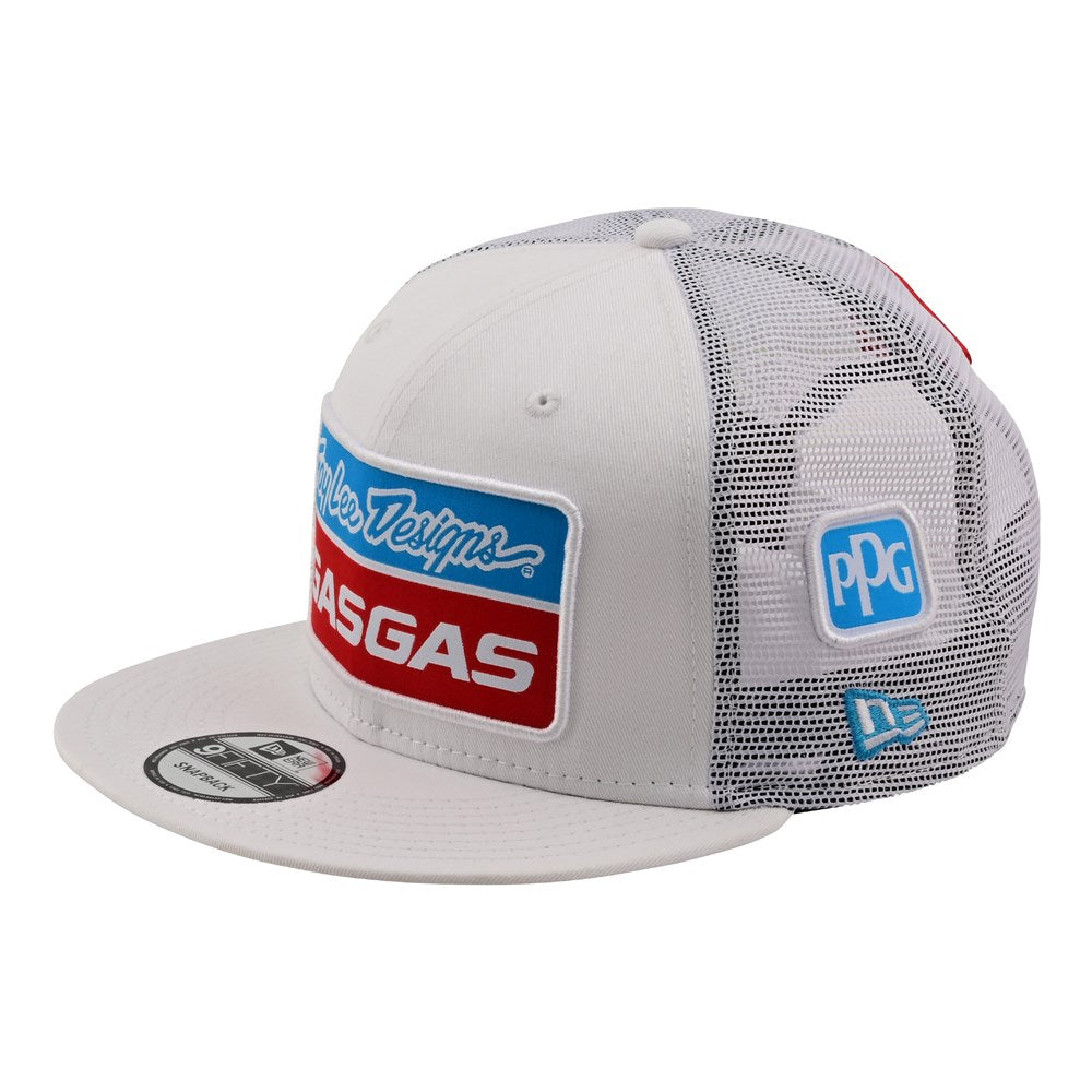 TLD GASGAS TEAM SNAPBACK HAT WHITE