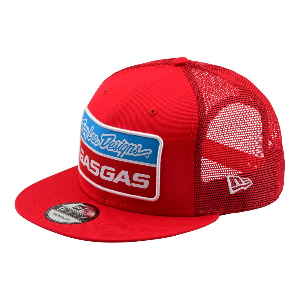 TLD GASGAS TEAM STOCK SNAPBACK HAT RED