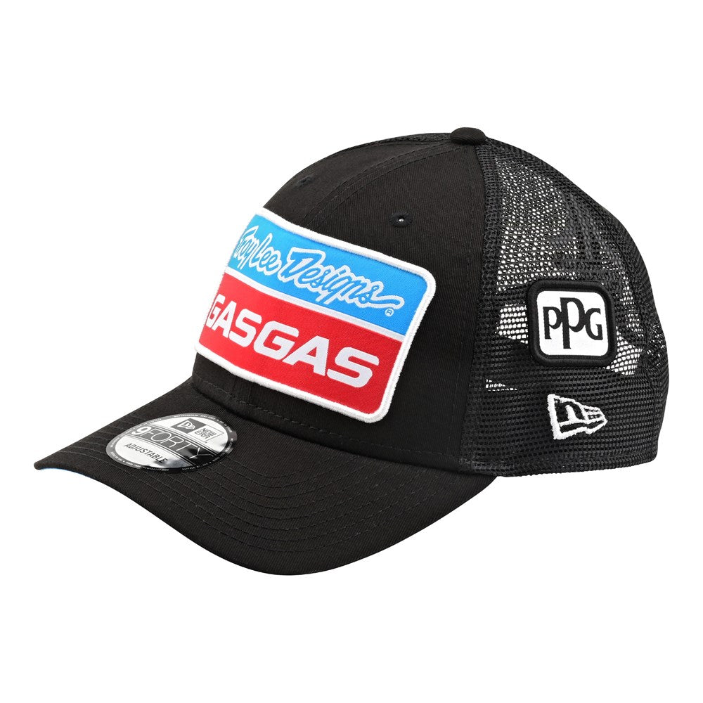 TLD GASGAS TEAM CURVED SNAPBACK HAT BLACK