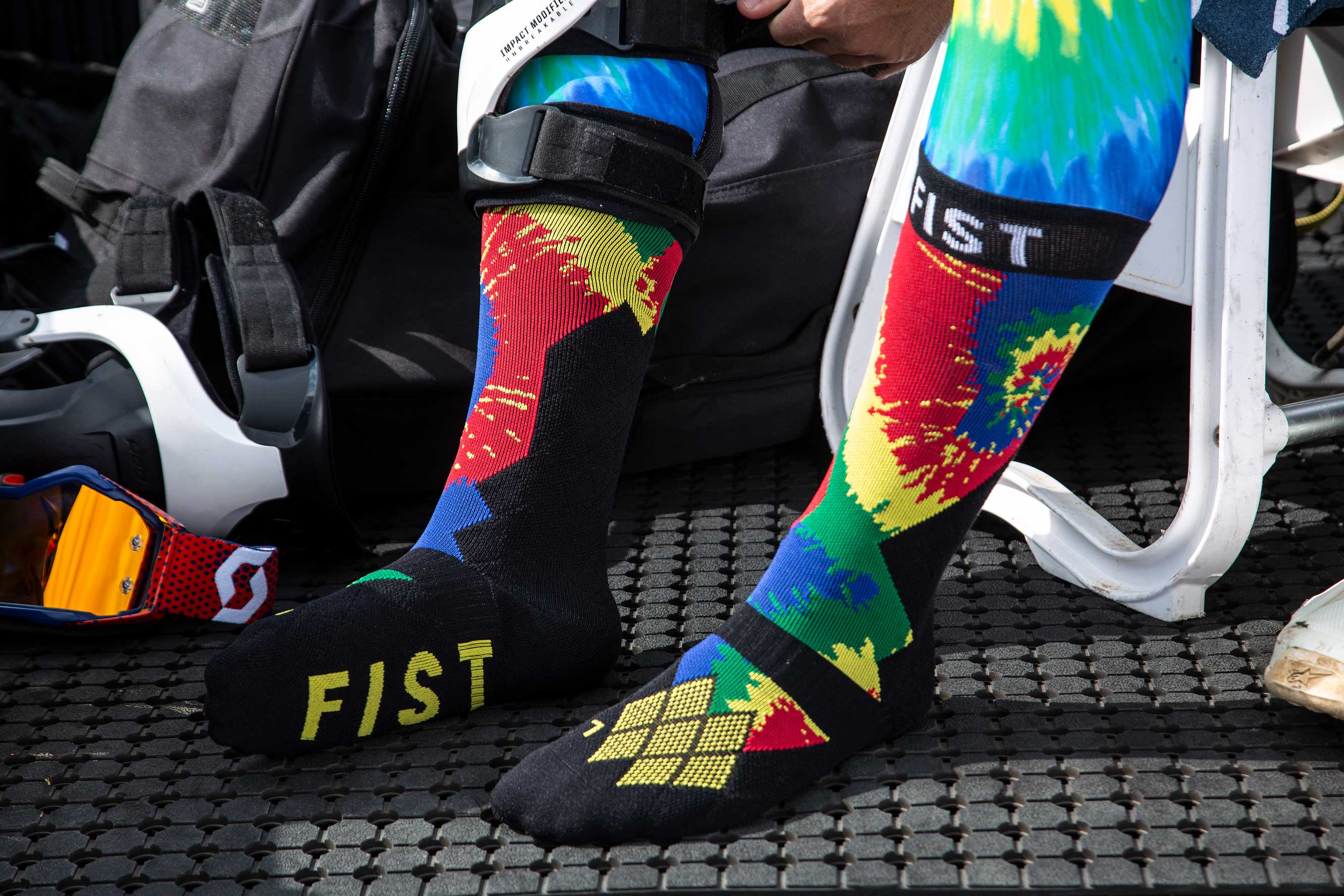 DYE TIE MOTO SOCKS