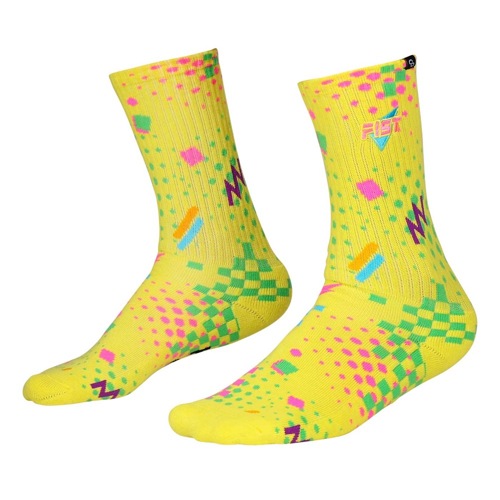 AEROBIX FLUORO YELLOW SOCKS