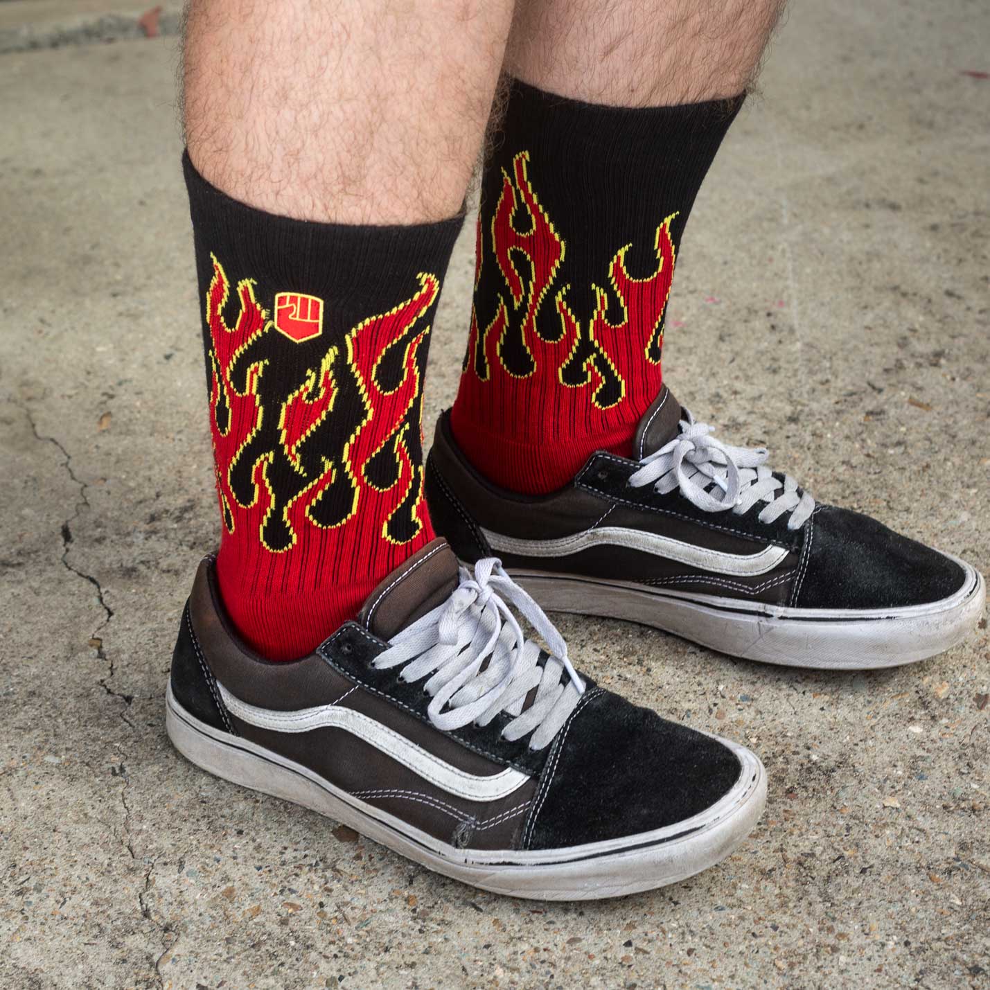 FLAMING HAWT SOCKS