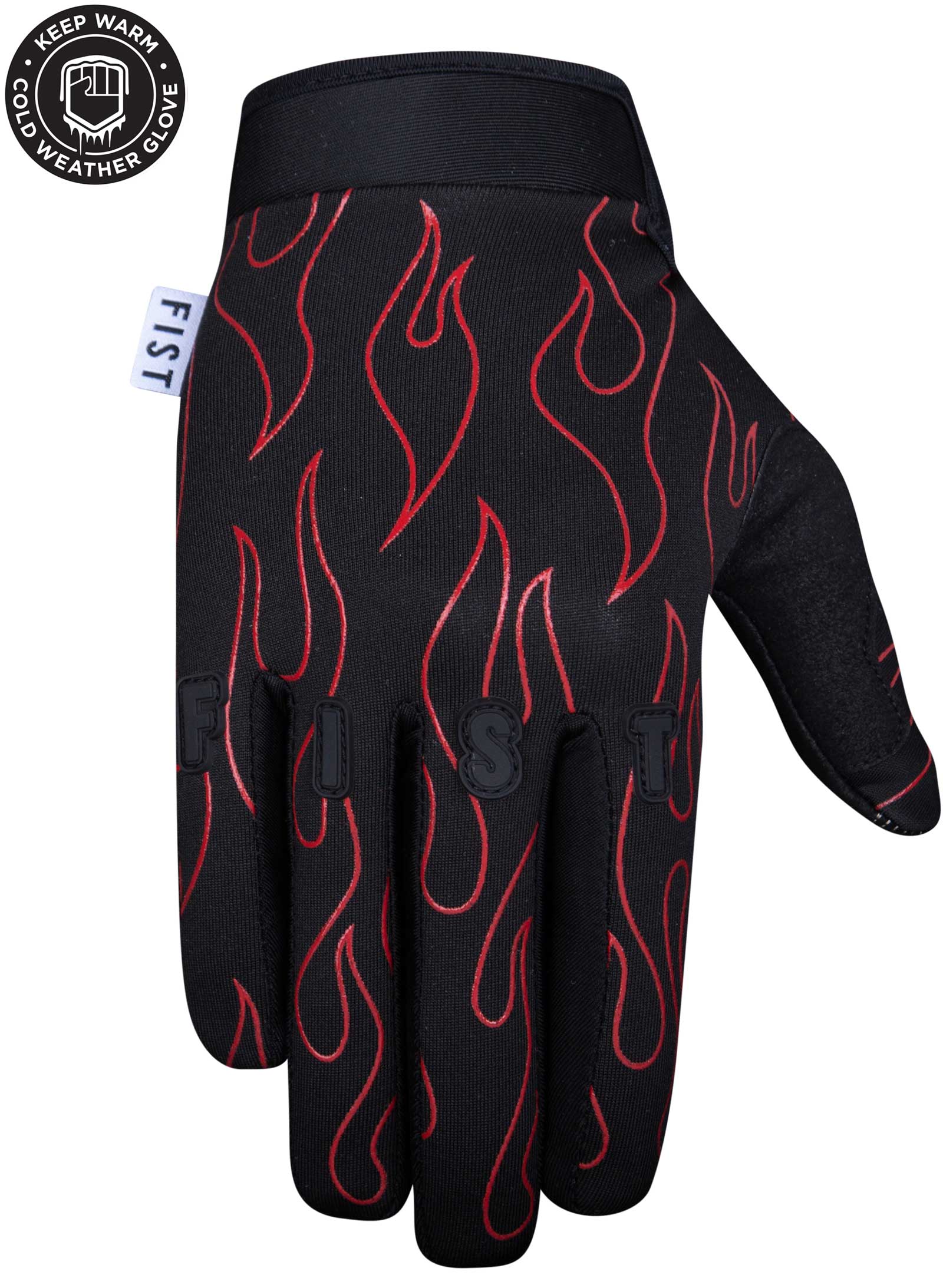 RED FLAME FROSTY FINGERS COLD WEATHER GLOVE | YOUTH