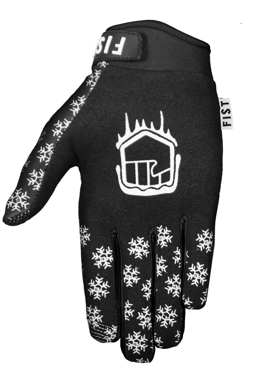 FROSTY FINGERS COLD WEATHER GLOVE - SNOWFLAKE BLACK