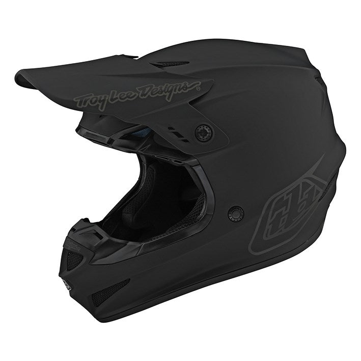 GP HELMET MONO BLACK | YOUTH