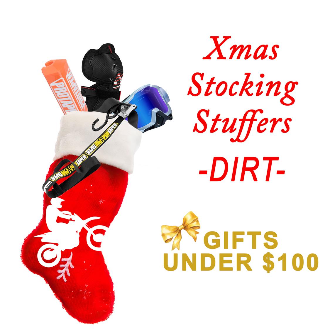 Xmas stocking DIRT under100