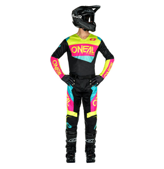 O'Neal 2025 HARDWEAR AIR Slam Jersey - Black/Neon/Pink