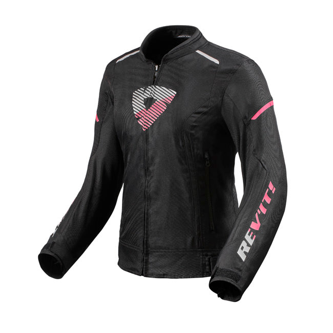 FJT290 Sprint H2O Ladies Jacket Black-Pink