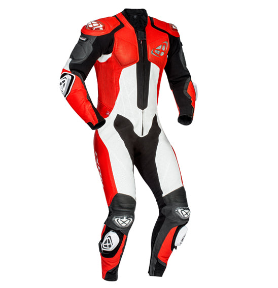 Ixon VENDETTA EVO 1pc Suit - Blk/Red/Wht